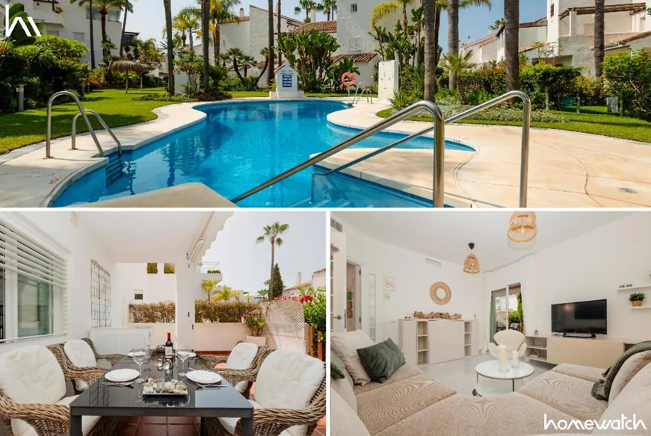Holiday Apartment In First Line Beach Complex In Urbanization Pueblo Mediterraneo, Μαρμπέλλα